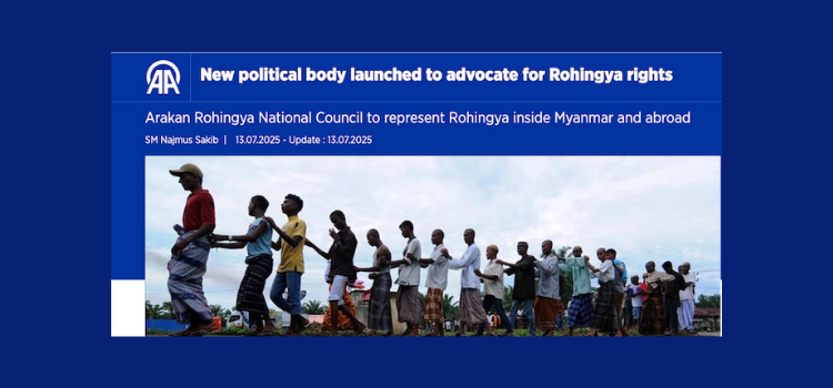 New political body launched to advocate for Rohingya rights