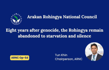 Eight years after genocide, the Rohingya remain abandoned to starvation and silence